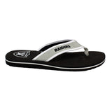 Las Vegas Raiders FOCO Contour Flip Flops Sandals