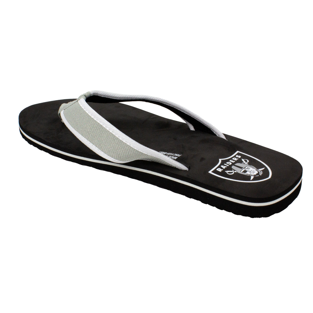 Las Vegas Raiders FOCO Contour Flip Flops Sandals