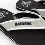 Las Vegas Raiders FOCO Contour Flip Flops Sandals