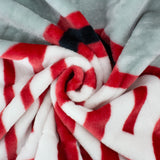 Ohio State Buckeyes Plush Throw Blanket, Bedspread, 86" x 63"