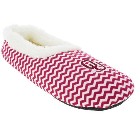 Oklahoma Sooners Chevron Slip On Slippers