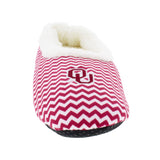 Oklahoma Sooners Chevron Slip On Slippers