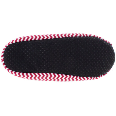 Oklahoma Sooners Chevron Slip On Slippers