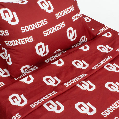 Oklahoma Sooners Sheet Set