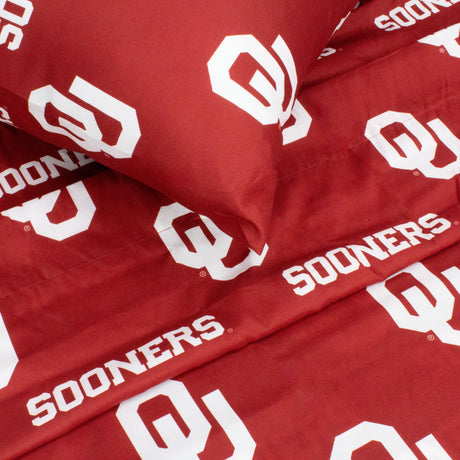 Oklahoma Sooners Sheet Set