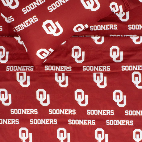 Oklahoma Sooners Sheet Set