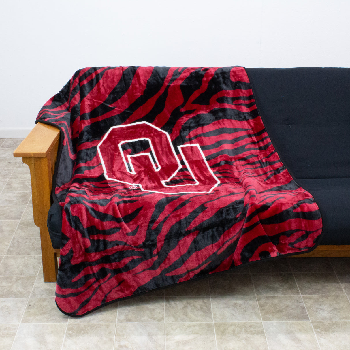Oklahoma Sooners Raschel Throw Blanket