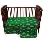 Oregon Ducks 4 piece Baby Crib Set