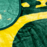 Oregon Ducks Plush Throw Blanket, Bedspread, 86" x 63"