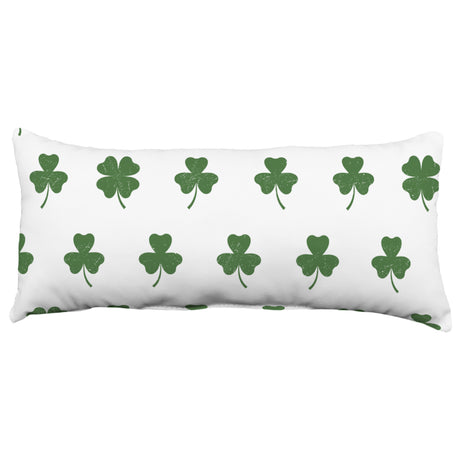 Distressed Clovers Decorative Pillow, 2 Sizes, Made in the USA