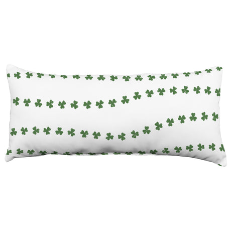 Distressed Clovers Decorative Pillow, 2 Sizes, Made in the USA