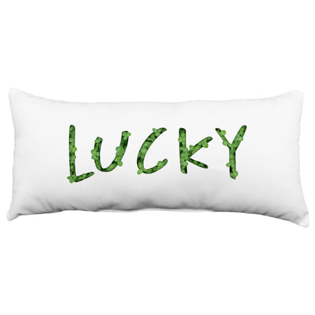 Lucky Clover Patch Decorative Pillow, 2 Sizes, Made in the USA