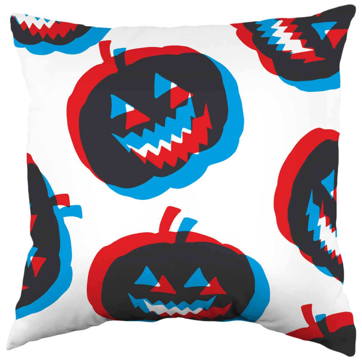 Trippy Pumpkins Decorative Pillow, Made in the USA