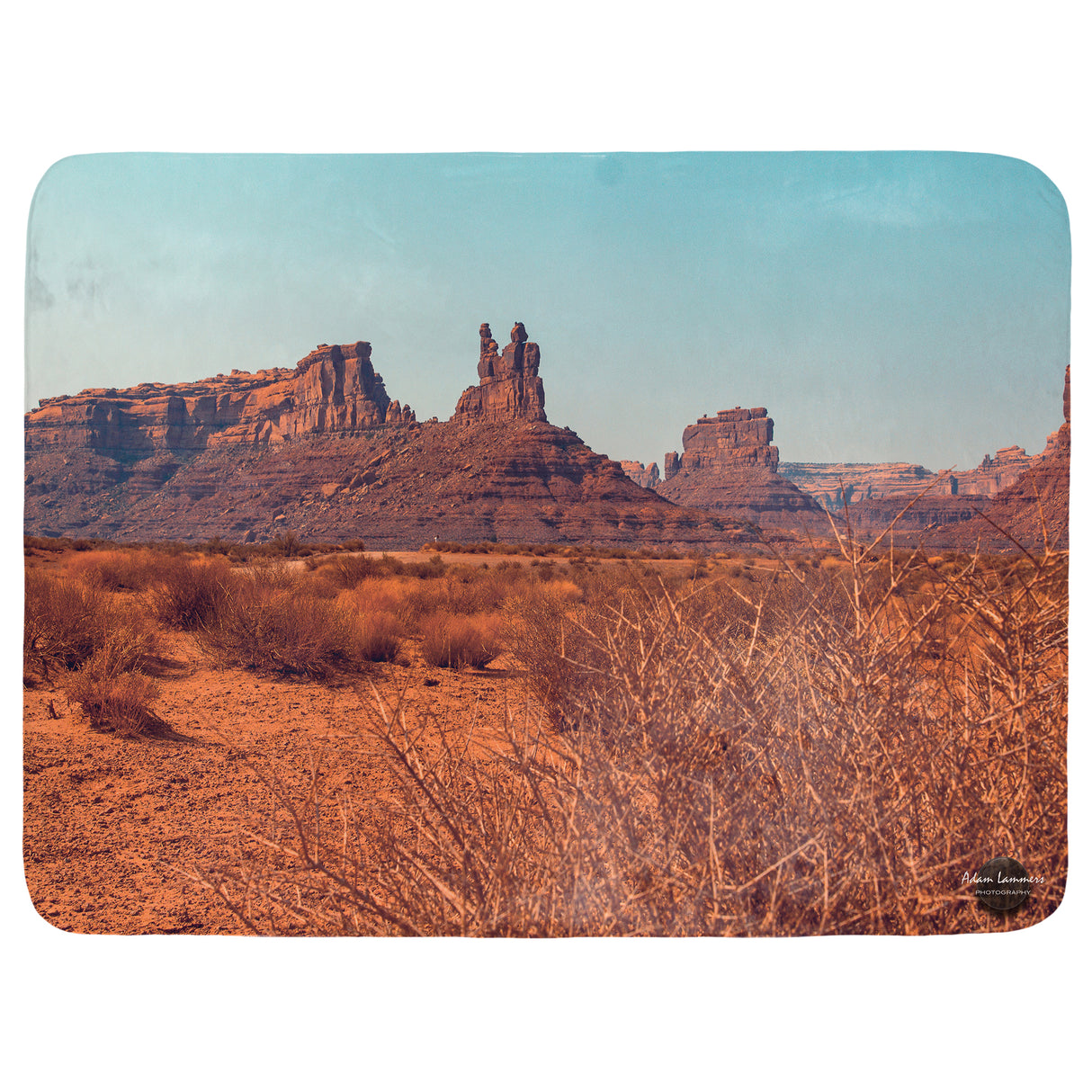 Valley of the Gods Throw Blanket