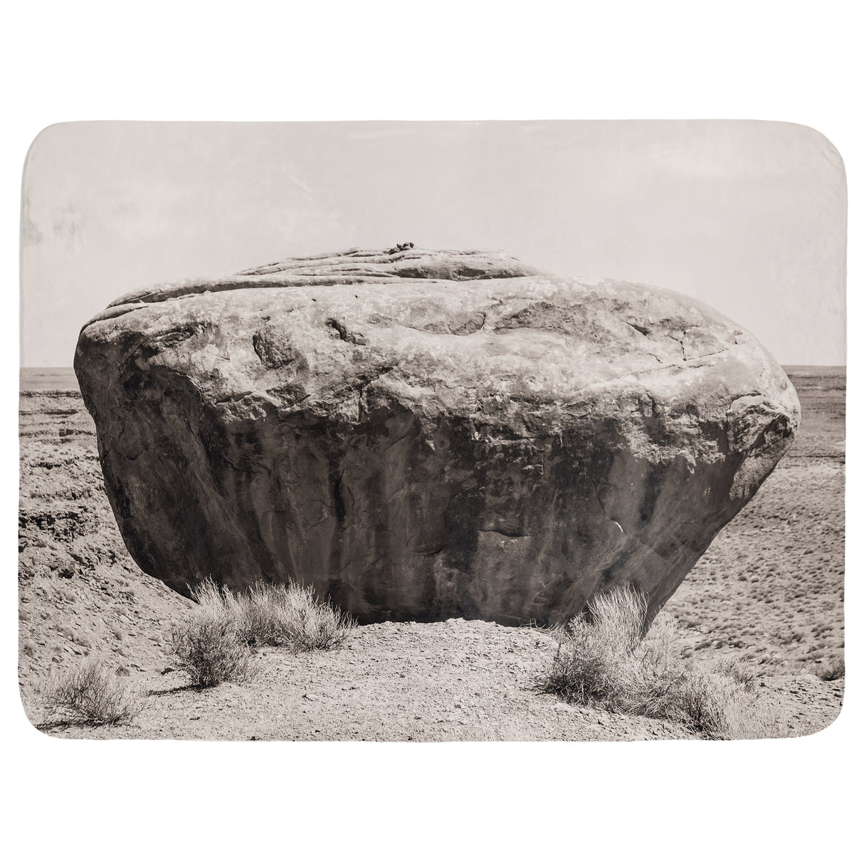 Valley of the Gods Weathered Stone Throw Blanket
