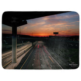 Highway Sunset Throw Blanket