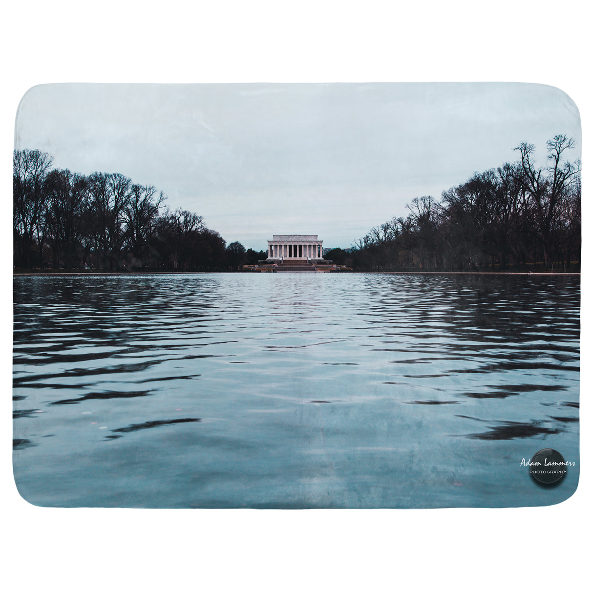 Lincoln Memorial Throw Blanket