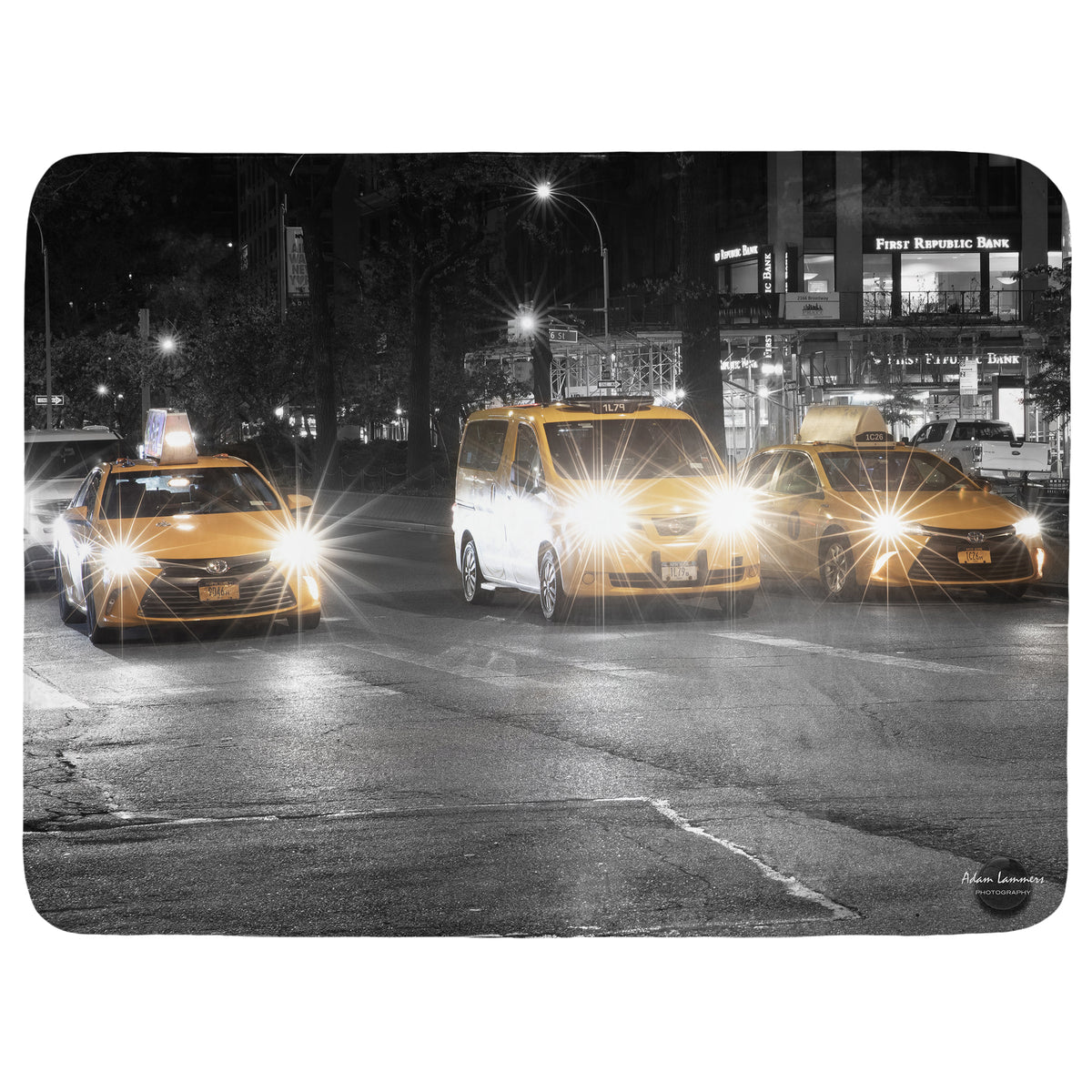 Taxi Throw Blanket