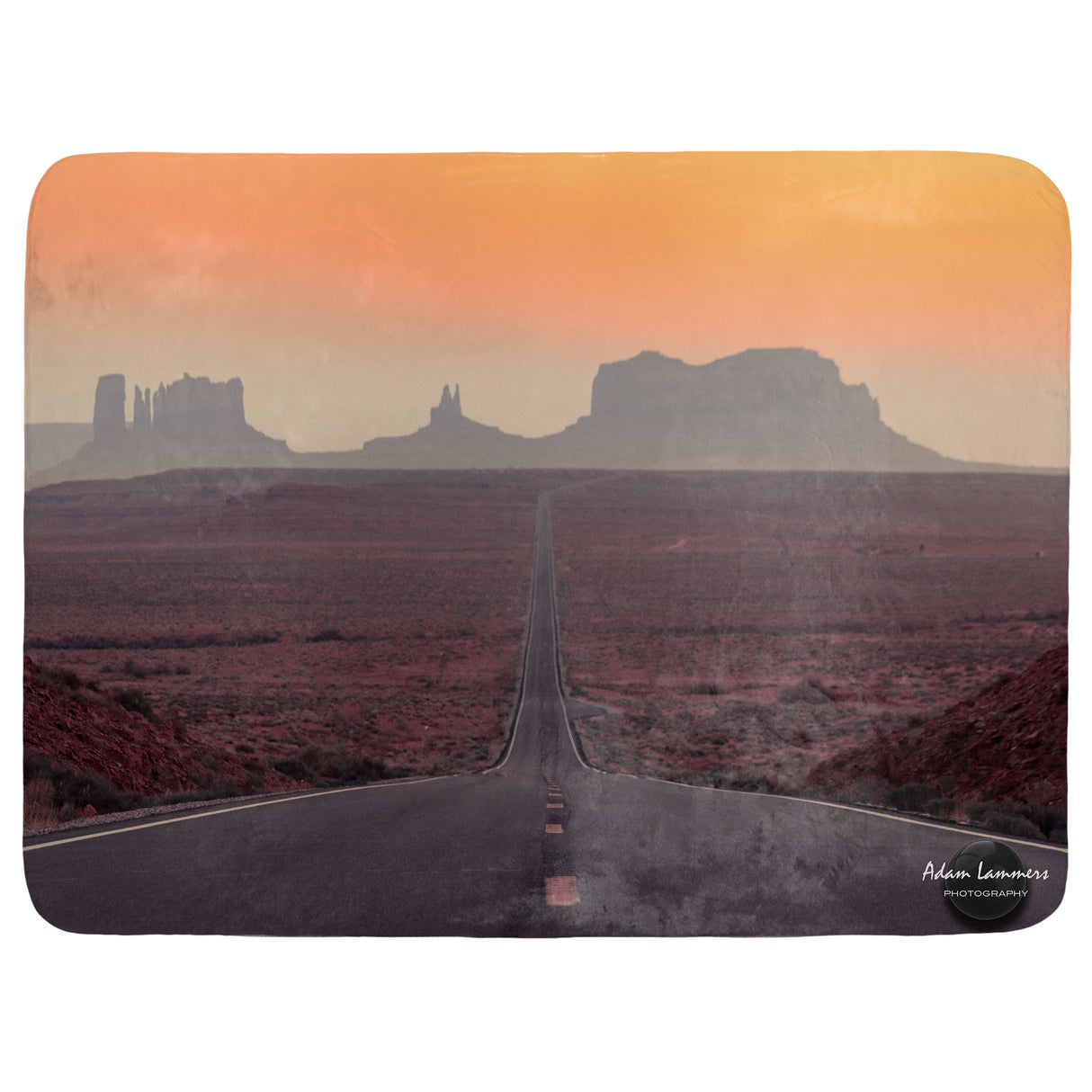 Monument Valley Throw Blanket
