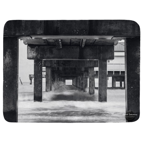 Clearwater Beach Pier Throw Blanket