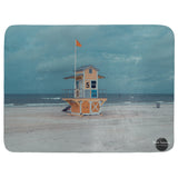 Clearwater Beach Lifeguard Shack Throw Blanket