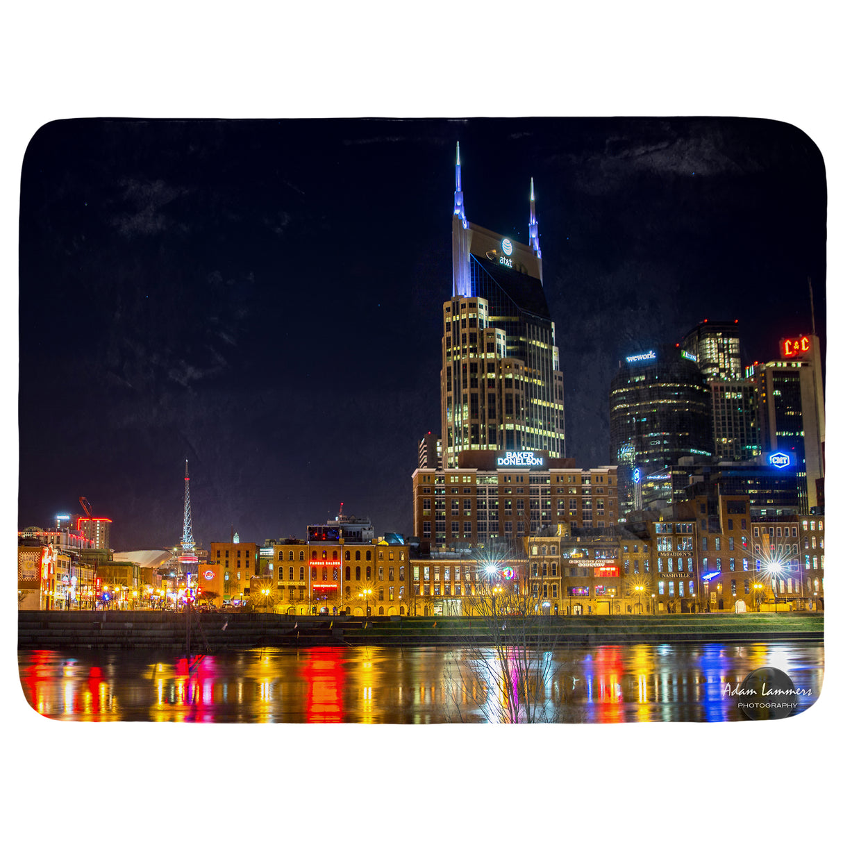 Nashville, Tennessee Throw Blanket