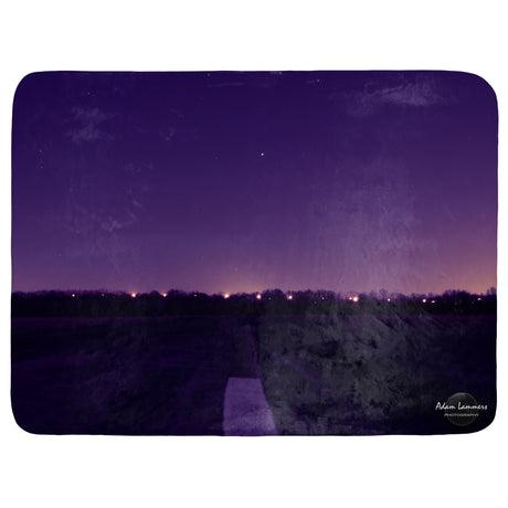 Purple Twilight Sky Throw Blanket