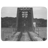 Railroad Bridge Tracks Throw Blanket