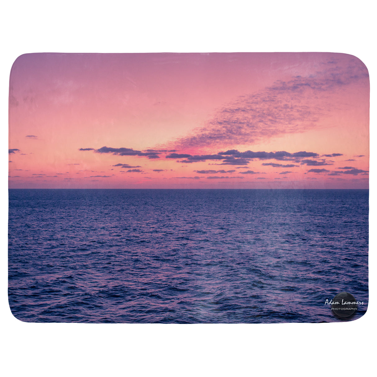 Sunset on the Atlantic Ocean, Bahamas Throw Blanket