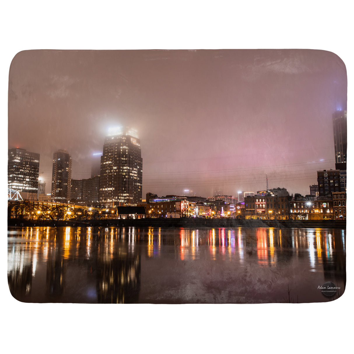 Nashville, Tennessee Throw Blanket