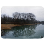 Fall Forest Lake Throw Blanket
