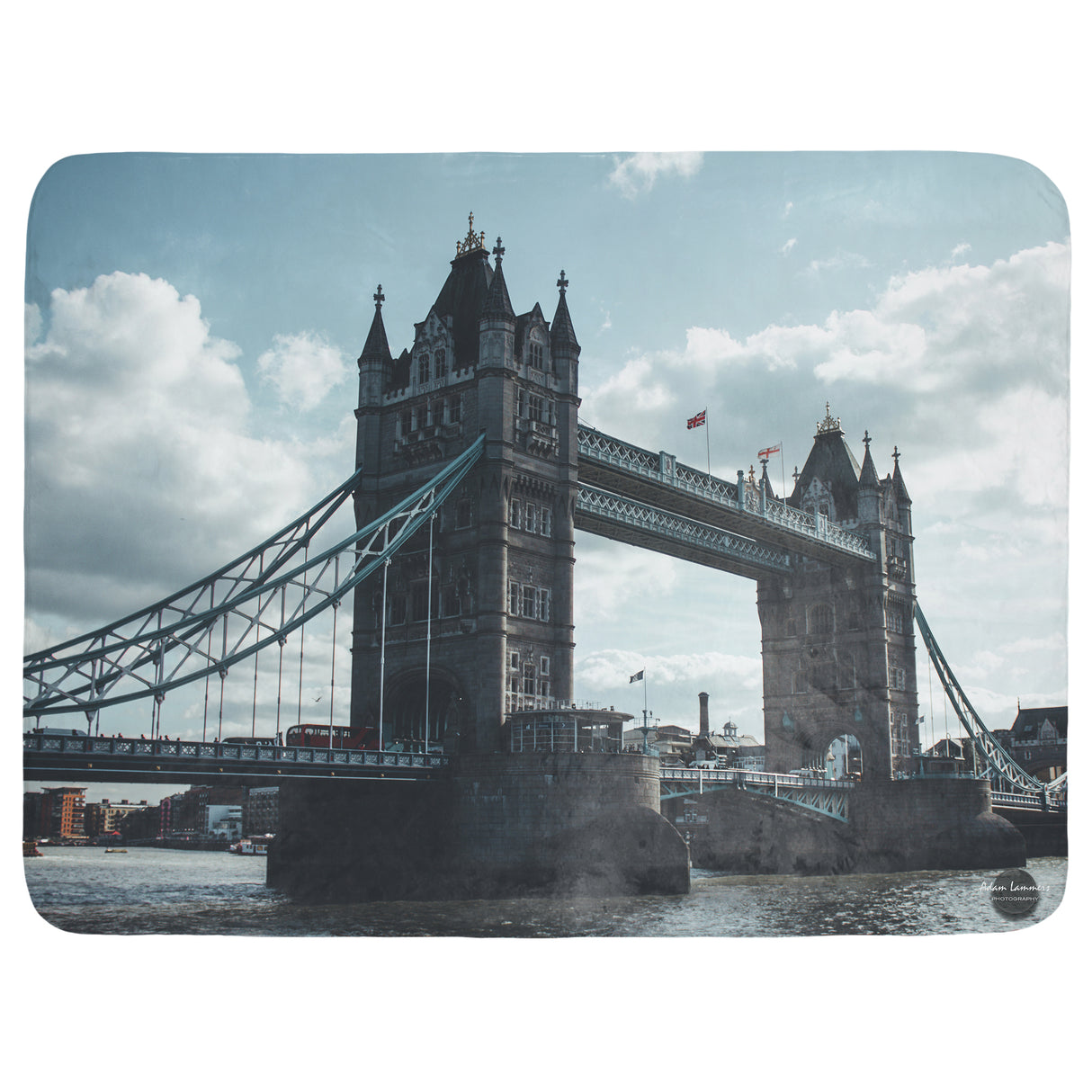 Tower Bridge in London Throw Blanket