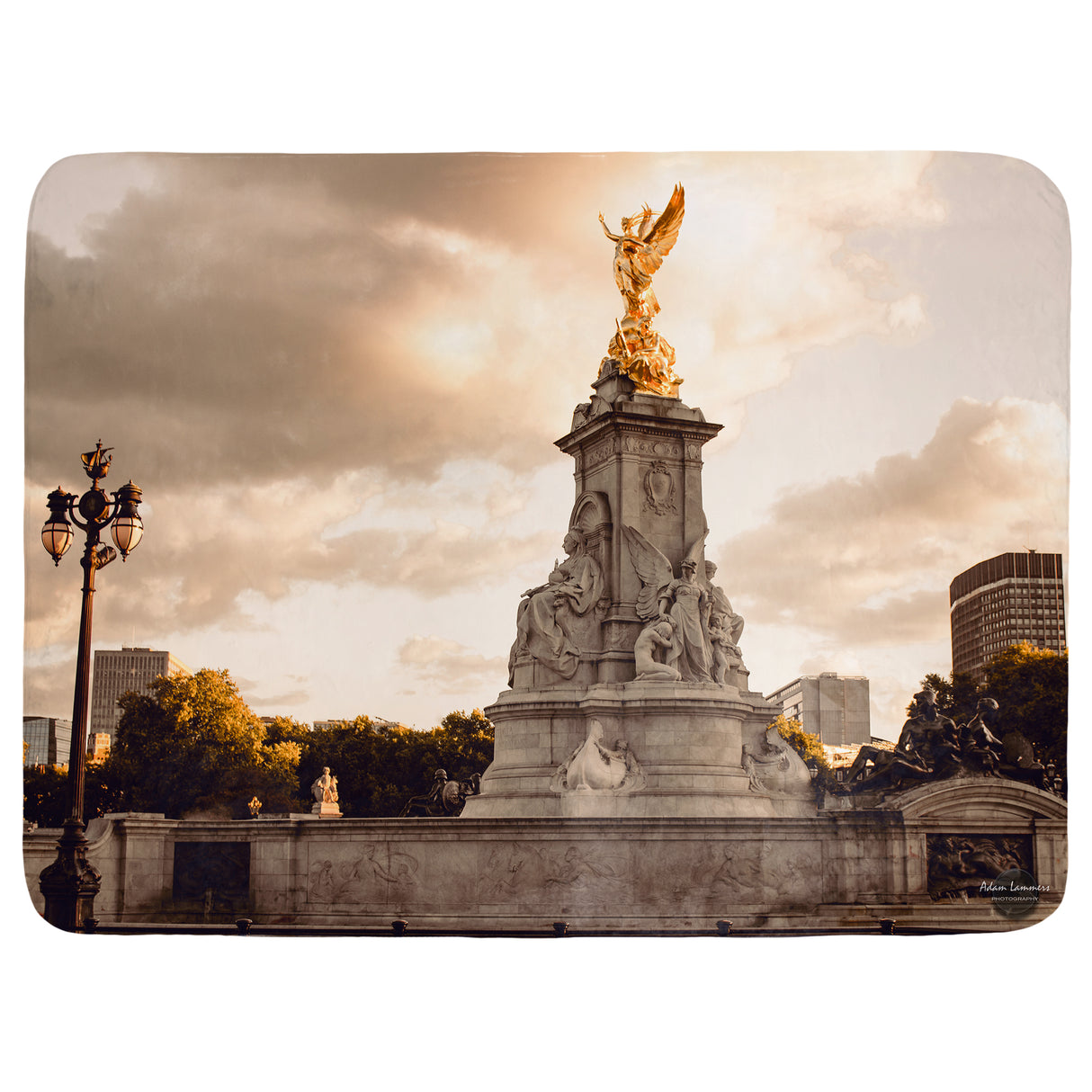 Victoria Memorial, London, England Throw Blanket