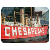 Lightship Chesapeake, Baltimore, Maryland Throw Blanket