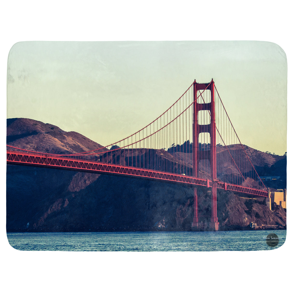 Golden Gate Bridge Throw Blanket