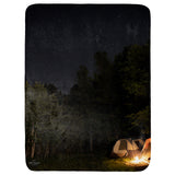 Tent Camping Throw Blanket