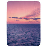 Sunset on the Atlantic Ocean, Bahamas Throw Blanket