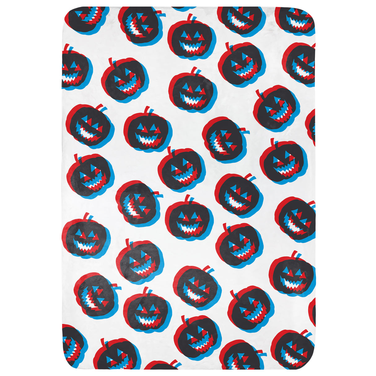 Trippy Pumpkins Throw Blanket