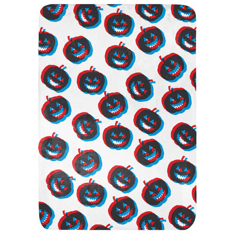 Trippy Pumpkins Throw Blanket