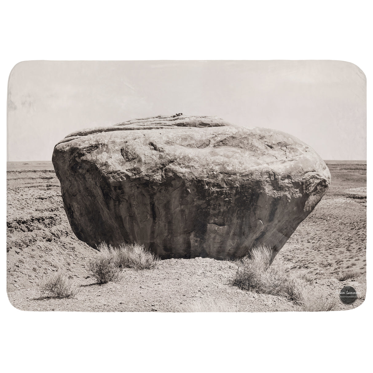 Valley of the Gods Weathered Stone Throw Blanket
