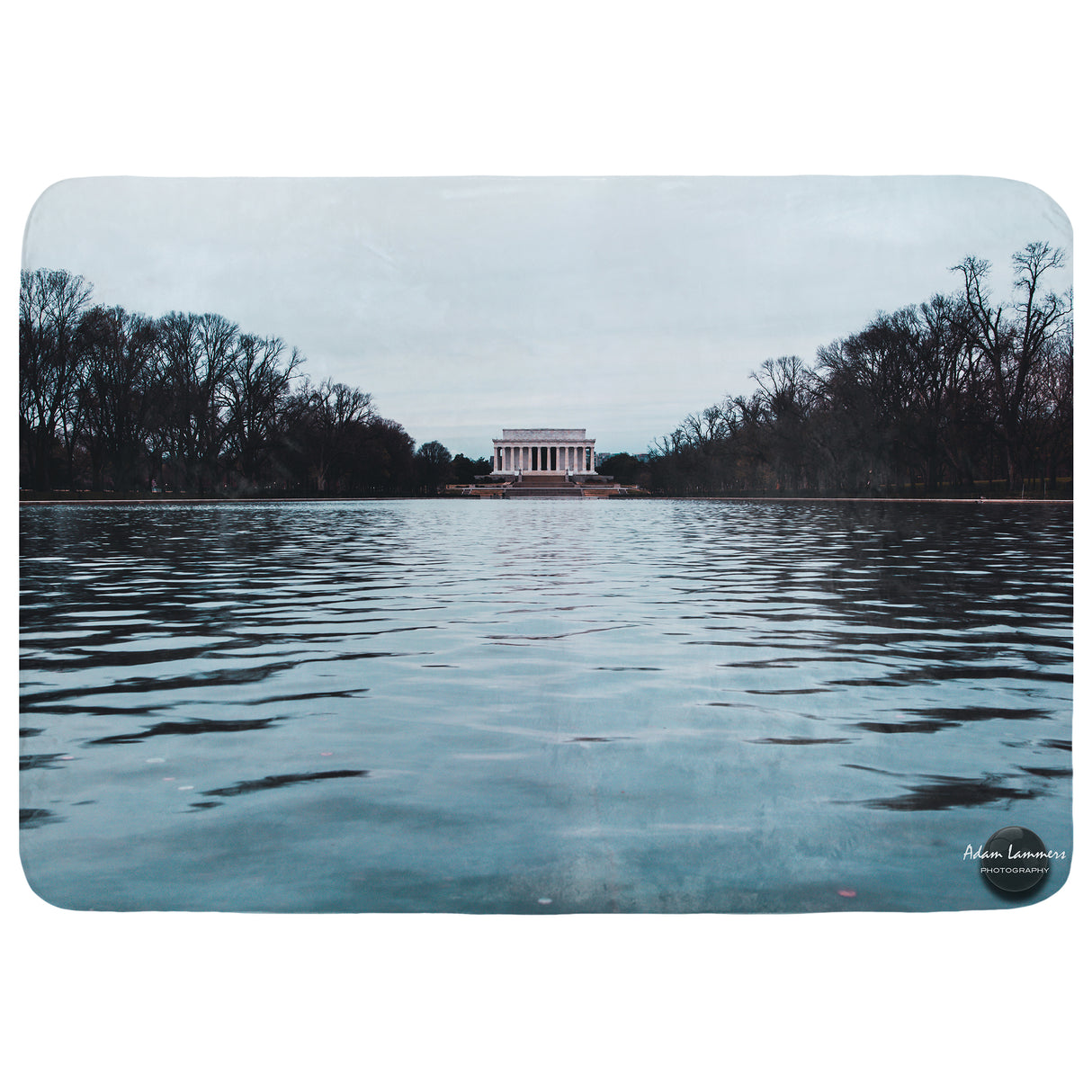 Lincoln Memorial Throw Blanket