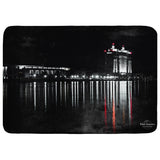 Savannah Georgia Riverfront Skyline Throw Blanket