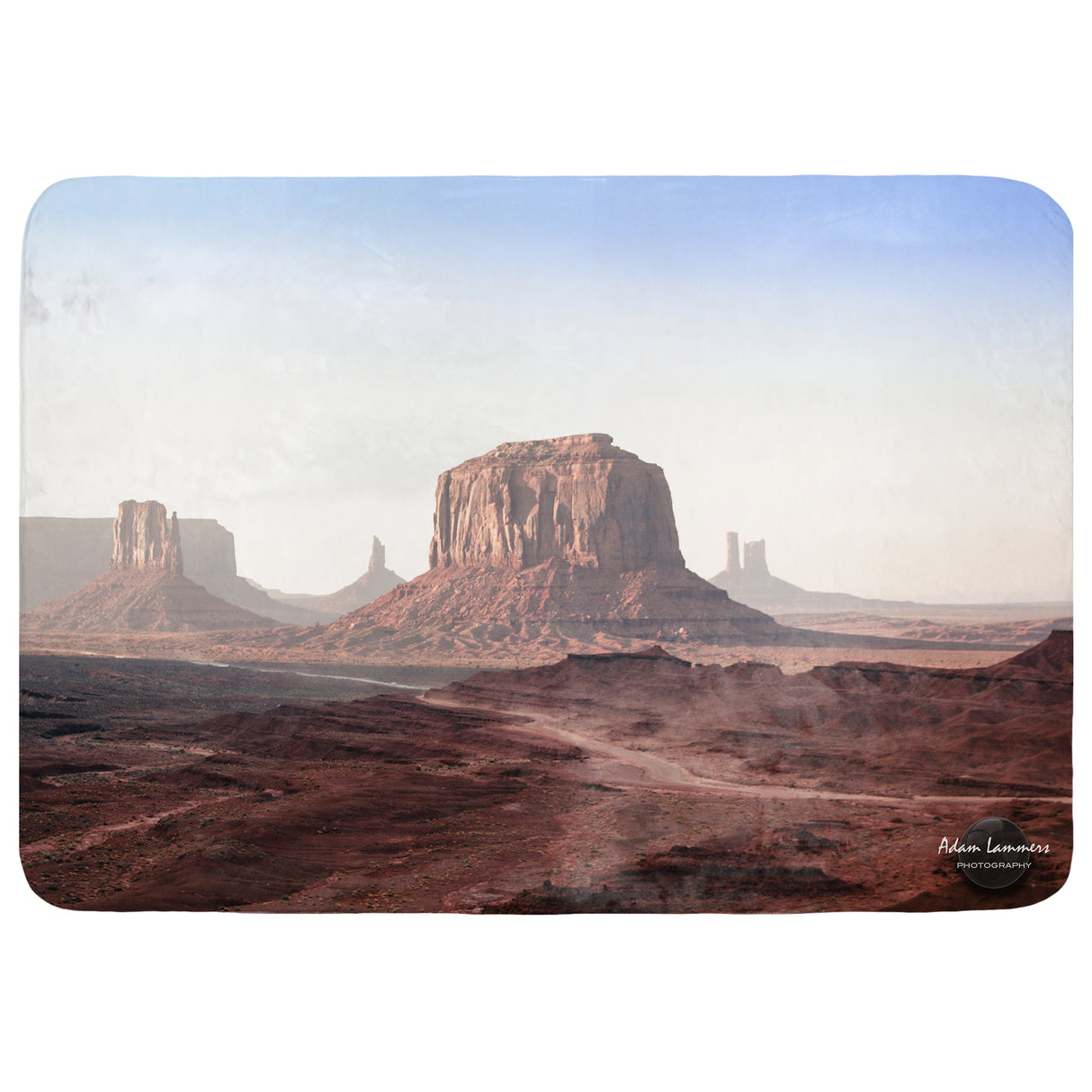 Monument Valley Throw Blanket