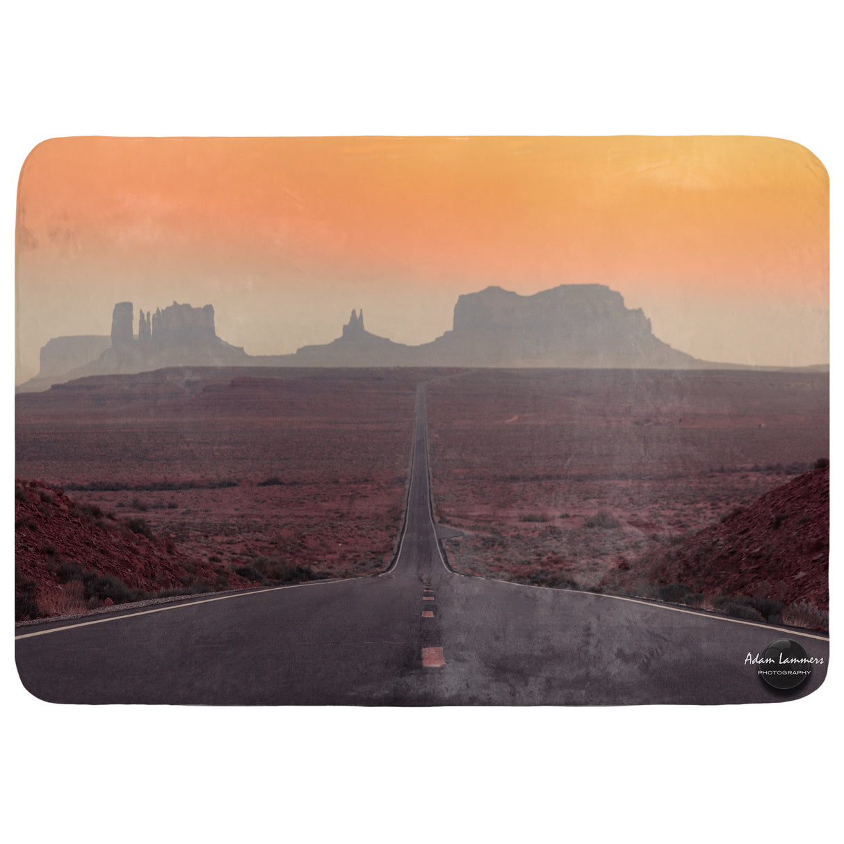 Monument Valley Throw Blanket