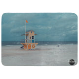 Clearwater Beach Lifeguard Shack Throw Blanket