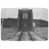 Railroad Bridge Tracks Throw Blanket