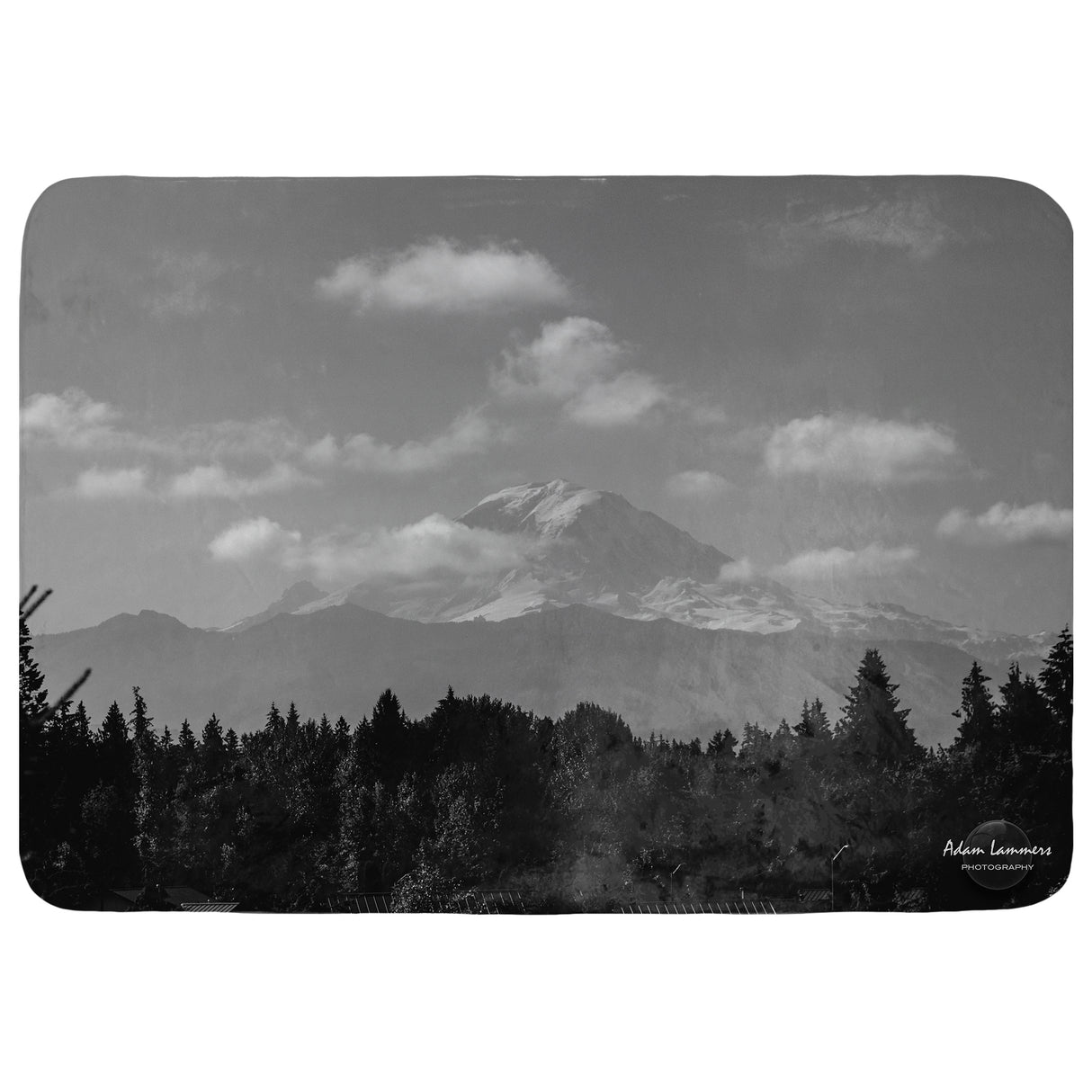 Mount Rainier Throw Blanket