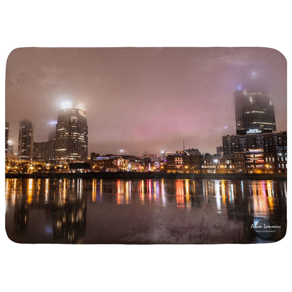 Nashville, Tennessee Throw Blanket