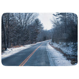 Winter Road Throw Blanket