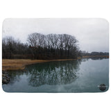 Fall Forest Lake Throw Blanket